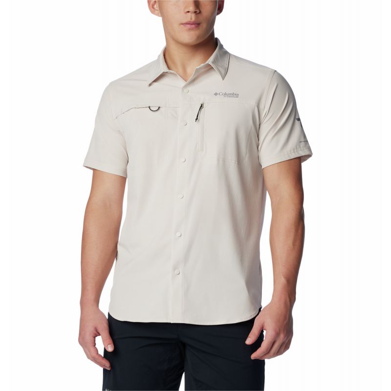 Vandretrøje Columbia Summit Valley Woven SS S (Dark Stone) Herre