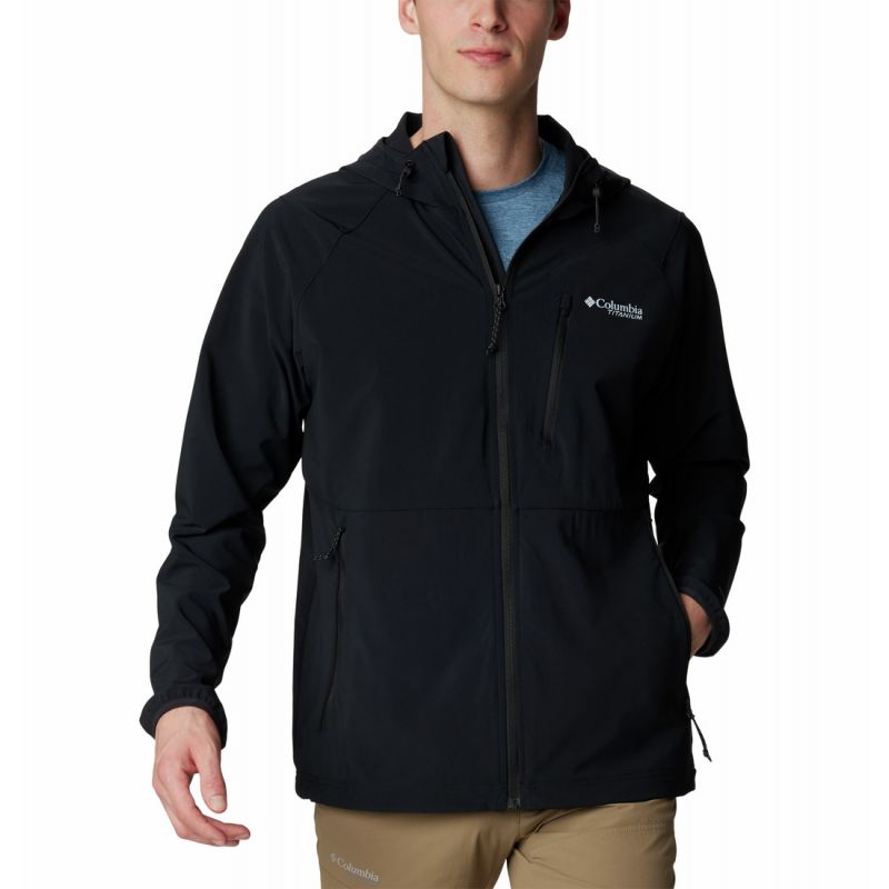 Softshell Columbia Triple Canyon Hooded Jkt (Sort) til mænd