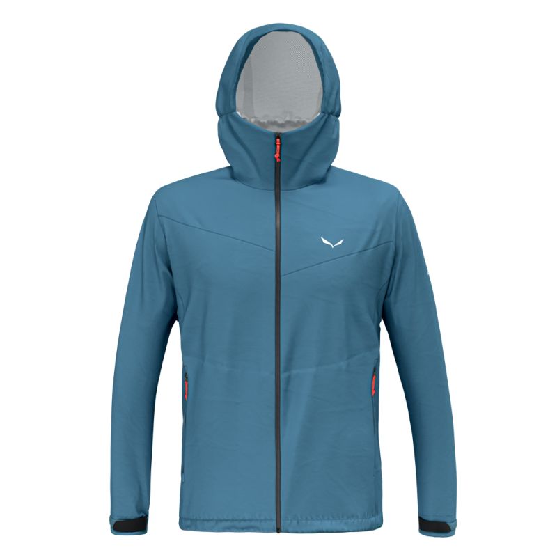Vandrejakke Salewa PUEZ AQUA 4 PTX 2.5L JACKET (Cendre blue) Men's