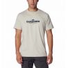 T-skjorte Columbia Kwick Hike Graphic SS (Dark Stone Heather, Elevated High) - Herre