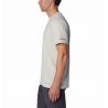 T-paita Columbia Kwick Hike Graphic SS (Dark Stone Heather, Elevated High) Miesten T-paita Columbia Kwick Hike Graphic SS (Dark 