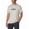 T-shirt Columbia Kwick Hike Graphic SS (Dark Stone Heather, Elevated High) til mænd