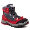 Vandrestøvler Dolomite Davos Kid WP (Fiery Red/anthracite Grey) Børn