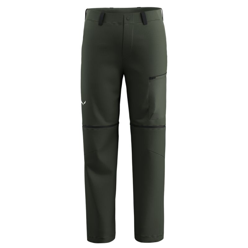 Miesten 2 in 1 -housut Salewa PUEZ HEMP/DST 2/1 (tumma oliivi)