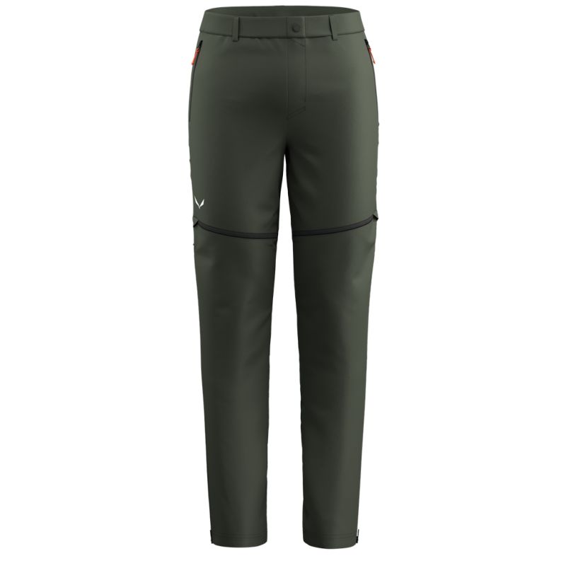 Pantaloni 2 in 1 da uomo Salewa PUEZ TALVENO DST 2/1 (oliva scuro)