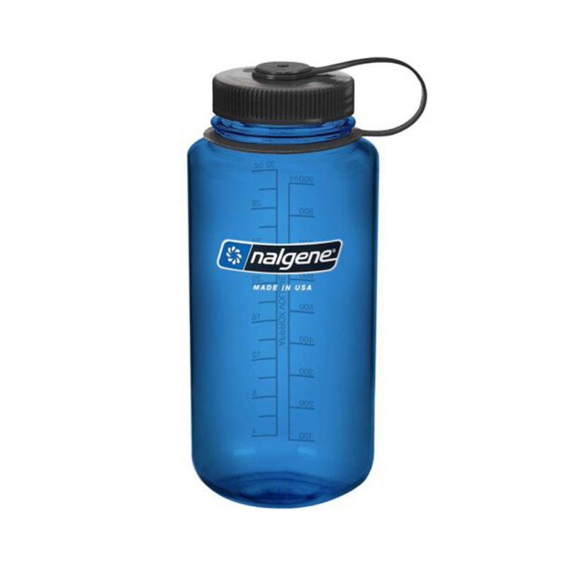 Flaske med stor åpning Nalgene 1L /32oz WM (Slate Blue Sustain)