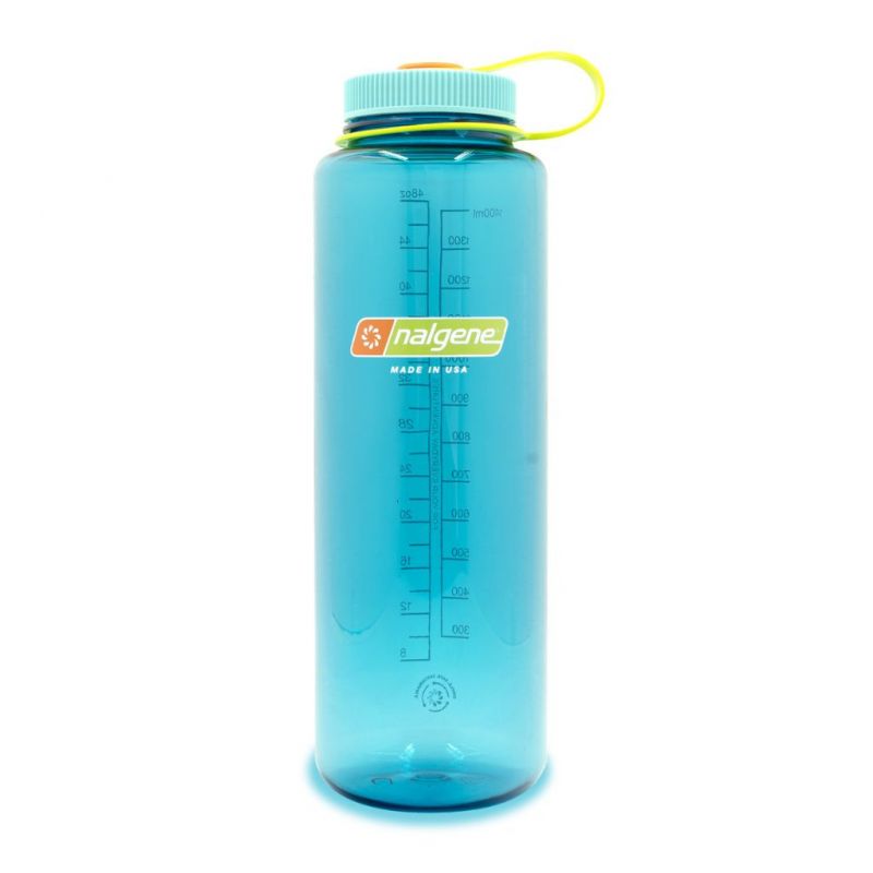 Wide-mouth bottle Nalgene 48oz Silo (Cerulean Sustain)