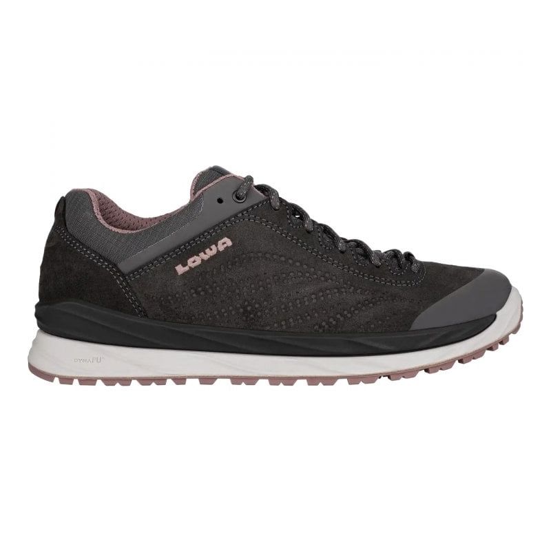 Dames wandelschoenen Lowa Malta GTX LO Xs (antraciet/roze)