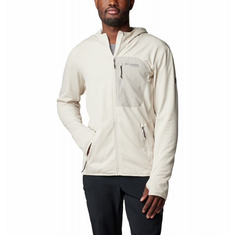 Polaire COLUMBIA Triple Canyon Grid Fleece (Dark Stone, Flint Grey) Homme
