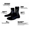Chaussette de randonnée Monnet MID EXPERT (BLEU)