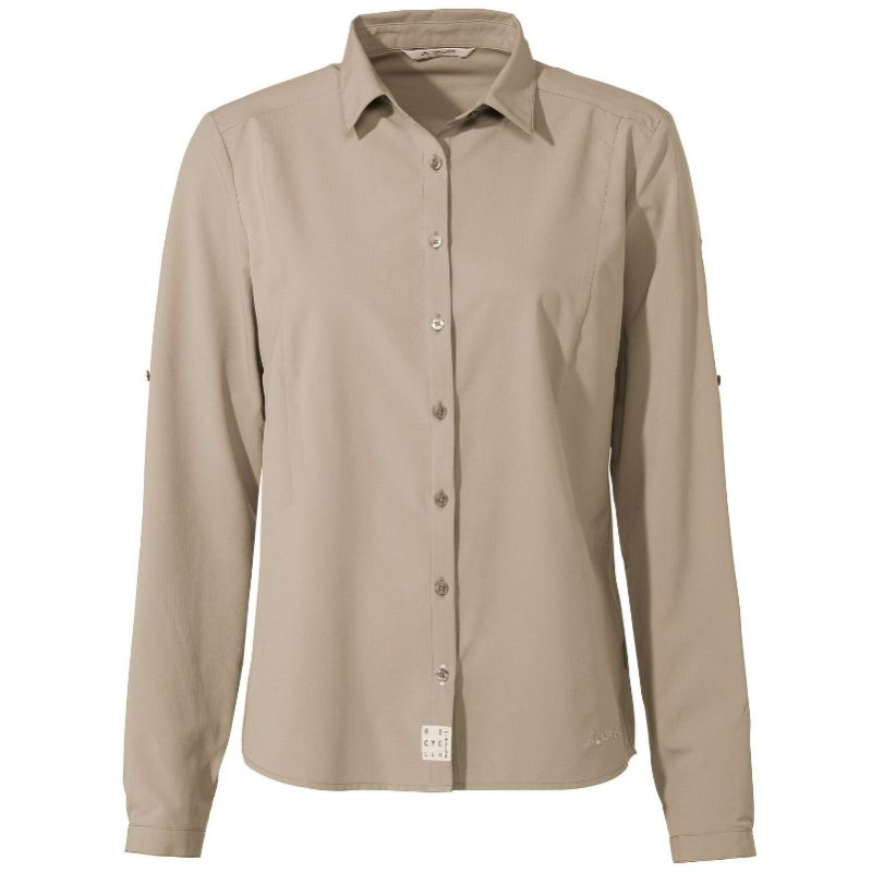 Vaude Rosemoor LS Shirt IV (linnen) Dames wandelshirt