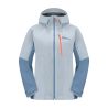 JACK WOLSKINS EAGLE PEAK 2L JKT W SOFT BLUE (myk blå)