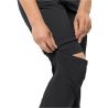 Dames JACK WOLSKINS Glastal afritsbroek (Zwart)