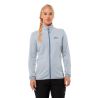 Forro polar JACK WOLSKINS Kolbenberg fz para mujer (azul suave)