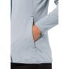 Pile JACK WOLSKINS Kolbenberg fz Donna (Soft Blue)