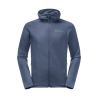Veste Polaire JACK WOLSKIN BAISELBERG HOODED FZ (Evening) homme