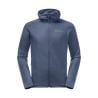 Chaqueta polar JACK WOLSKIN BAISELBERG HOODED FZ (Evening) para hombre