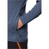 JACK WOLSKIN BAISELBERG HOODED FZ (Evening) - Fleecejacka, herr
