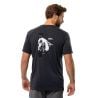 JACK WOLSKINS VONNAN S/S GRAPHIC T M PHANTOM (Phantom)