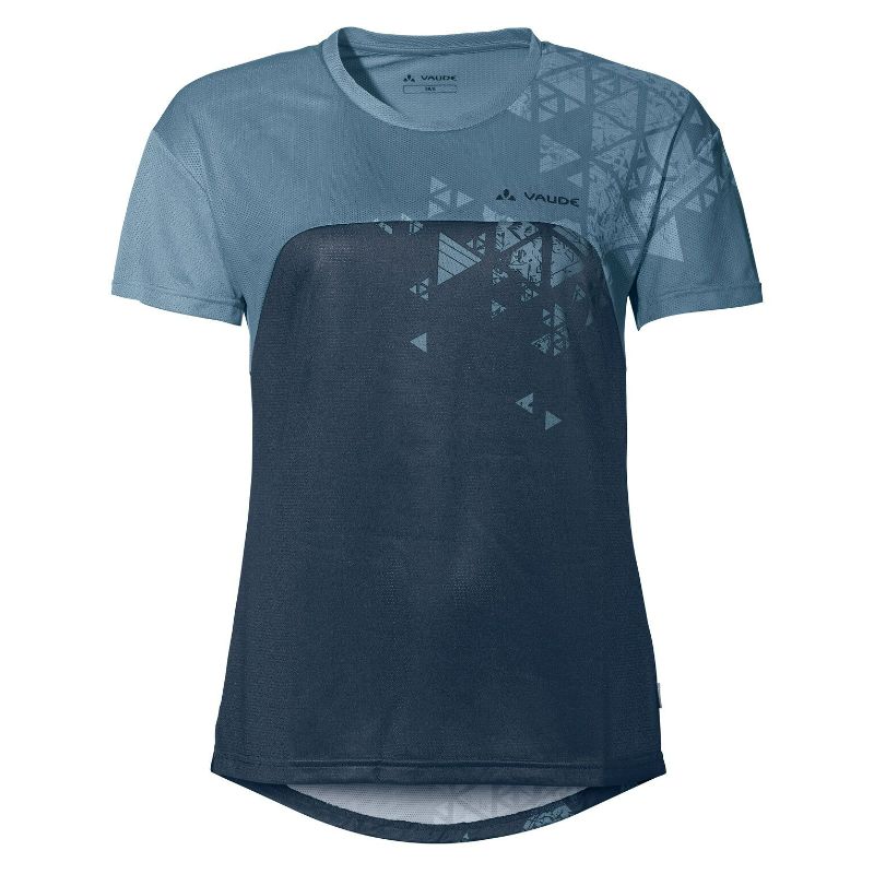 Maglietta da ciclismo a maniche corte da donna Vaude Moab T-Shirt VI (blu grigio)