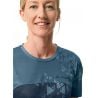 Camiseta de ciclismo de manga corta para mujer Vaude Moab T-Shirt VI (azul grisáceo)