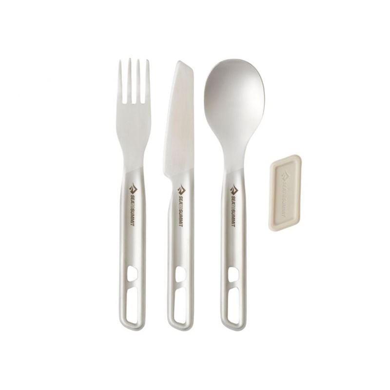 Besteckset Sea to Summit Detour Stainless Steel Cutlery Set (3 Teile)