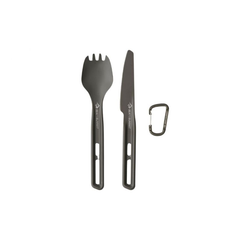 Posate Sea to Summit Set di posate Frontier UL - [2 pezzi] forchetta e coltello