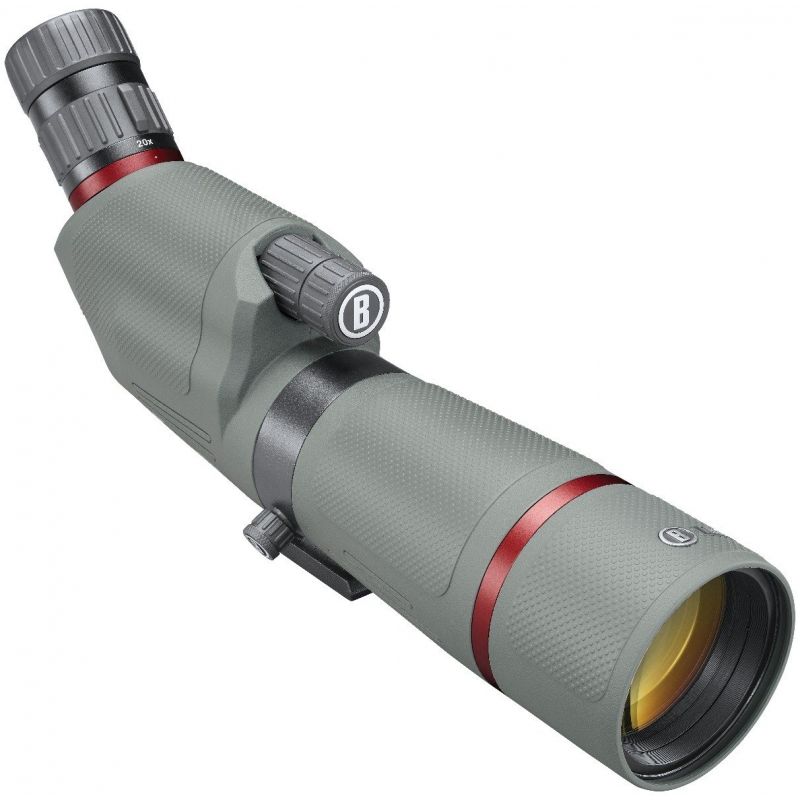 Jordkikkert Bushnell nitro 20-60x65 vinklet (grå)