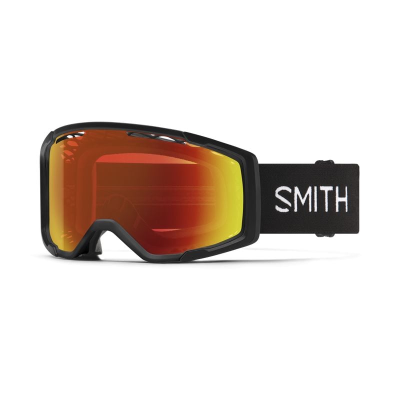 Mascarilla de MTB Smith Rhythm MTB (Negro - ChromaPop espejo rojo diario)