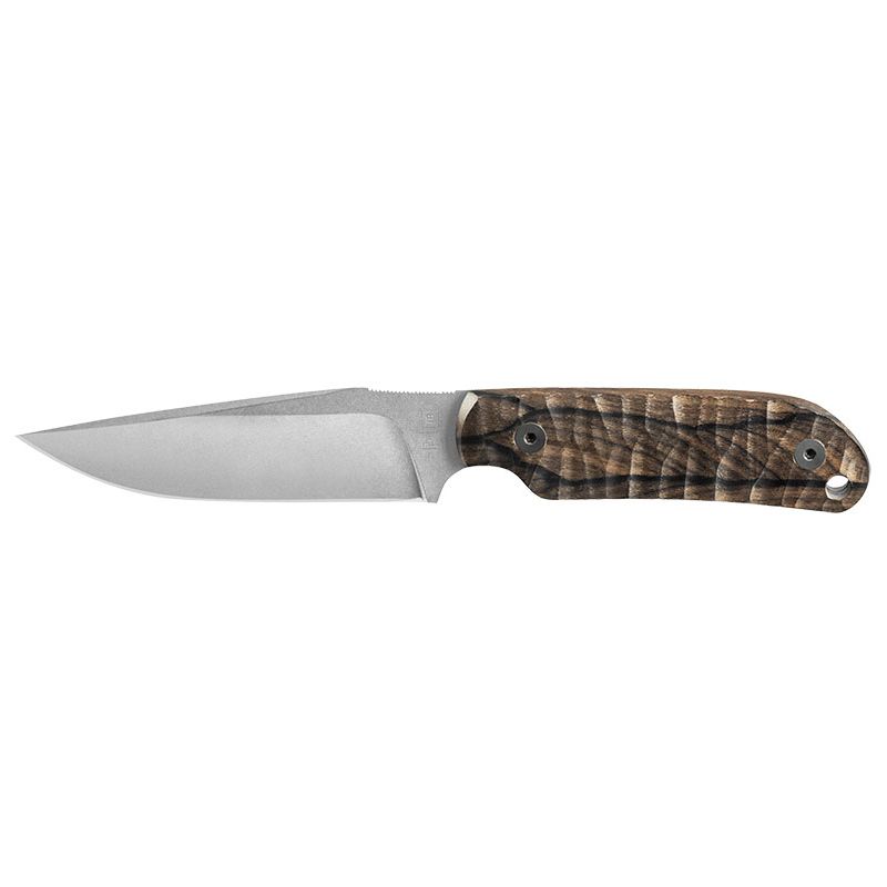 Puukko TB OUTDOOR Commandeur Ziricote Toxified (ruskea)