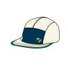 Gorra BV sport 5 Paneles "DBDB" (Verde/Azul)