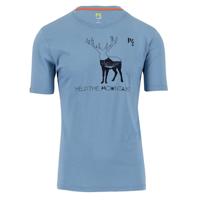 T-shirt Karpos BOTTON D'ORO EVO T-S (NIAGARA) Men's