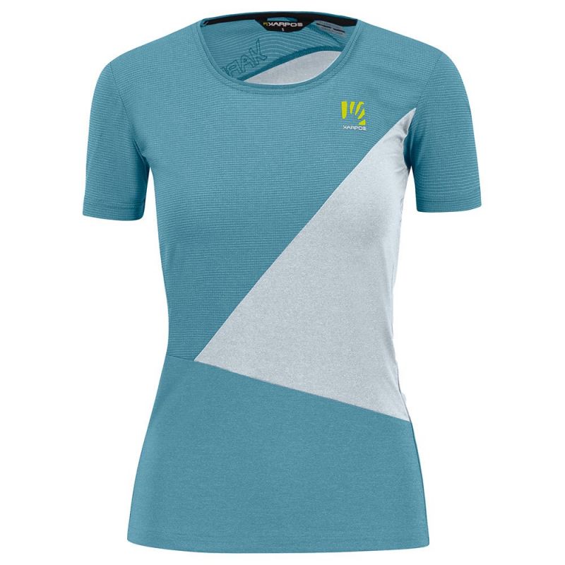 Tee-shirt KARPOS NUVOLAU W JERSEY (DELPHINIUM/SKYWRITTING) Femme