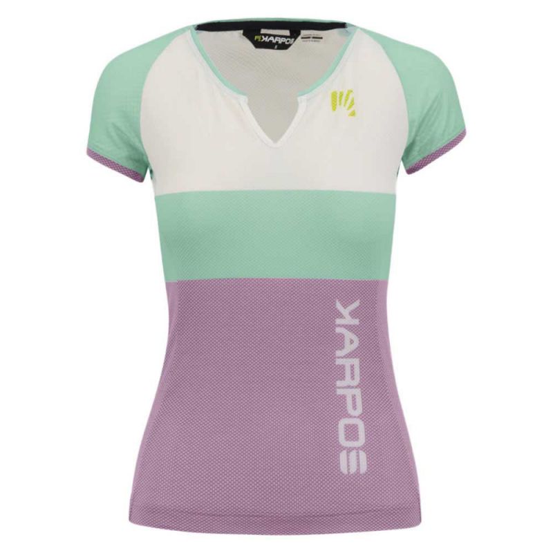 T-skjorte Karpos MOVED EVO W JERSEY (NIRVANA/LICHEN) Women's