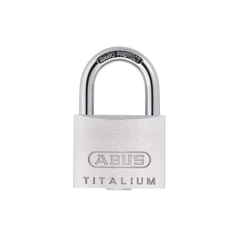 Titalium hangslot 64-50mm blisterverpakking