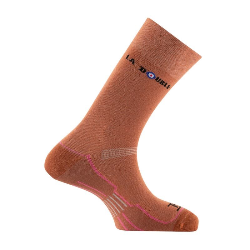 Chaussettes randonnée Thyo MI CHAUSSETTE DOUBLE AUTHENTIC (TERRACOTTA)