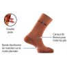 Thyo MI CHAUSSETTE NEW DOUBLE AUTHE (TERRA COTTA)
