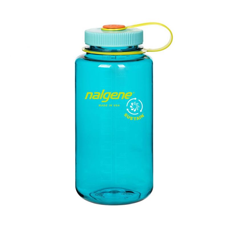 Fles Nalgene Grote opening 1 L (Blauw)