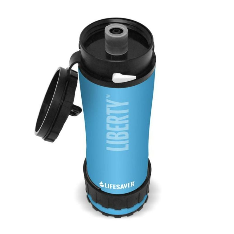 Botella purificadora de agua LifeSaver Liberty (Azul)