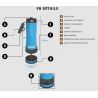 Bouteille purificateur d'eau LIFESAVER Liberty (Bleu)