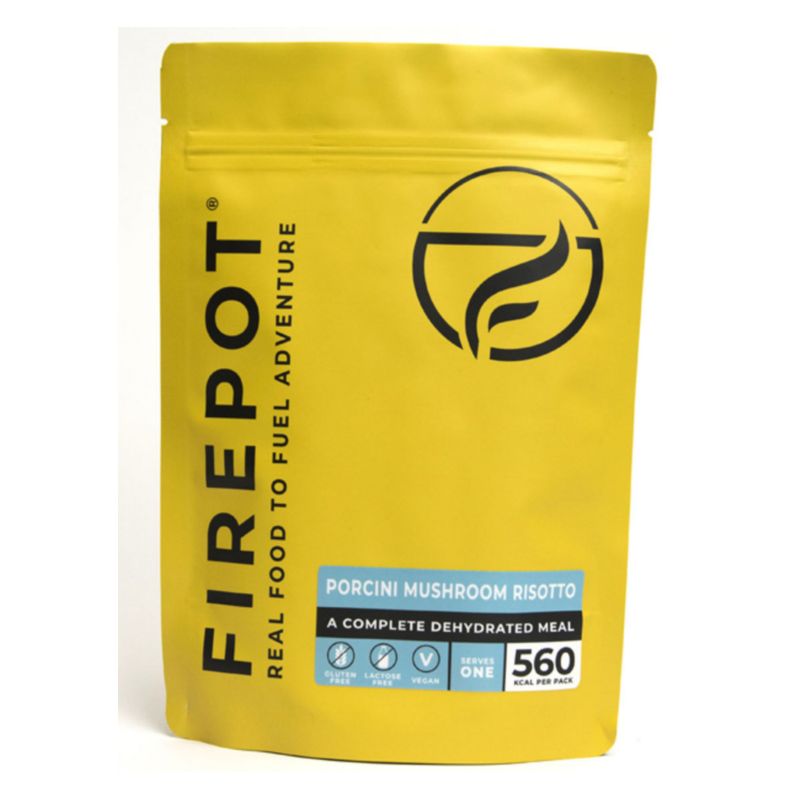 Gevriesdroogd gerecht Firepot Risotto met eekhoorntjesbrood