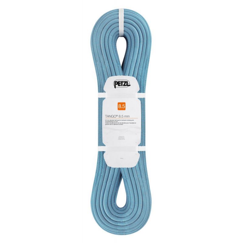 Corde à double PETZL Tango 8.5MM (WHITE/BLUE) 60M