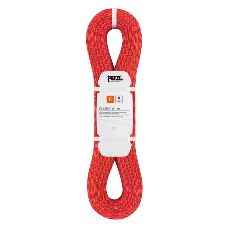 Cuerda doble PETZL Rumba 8MM (ROJO) 50M