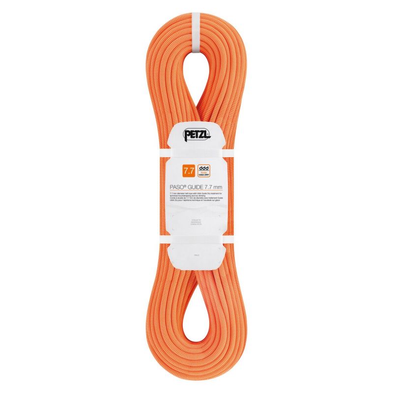 Corda doppia PETZL Paso Guide 7.7MM (ARANCIONE) 70M