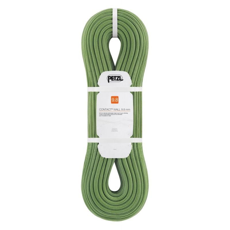 Corda singola PETZL Contatto a parete 9,8MM (VERDE) 40M