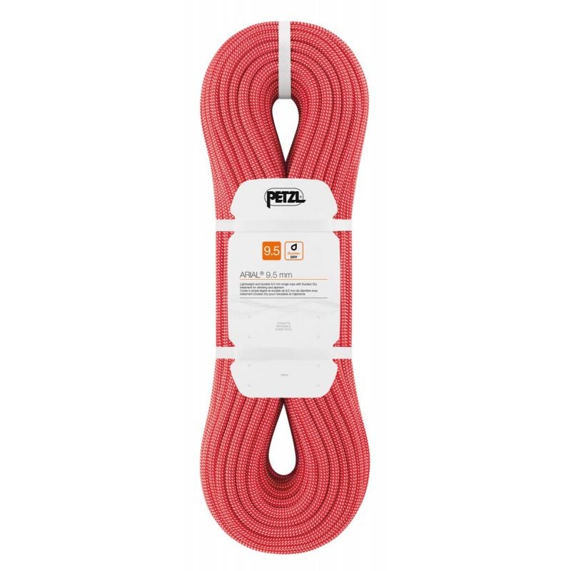 Enkelt reb PETZL Arial 9.5MM (RED) 60M