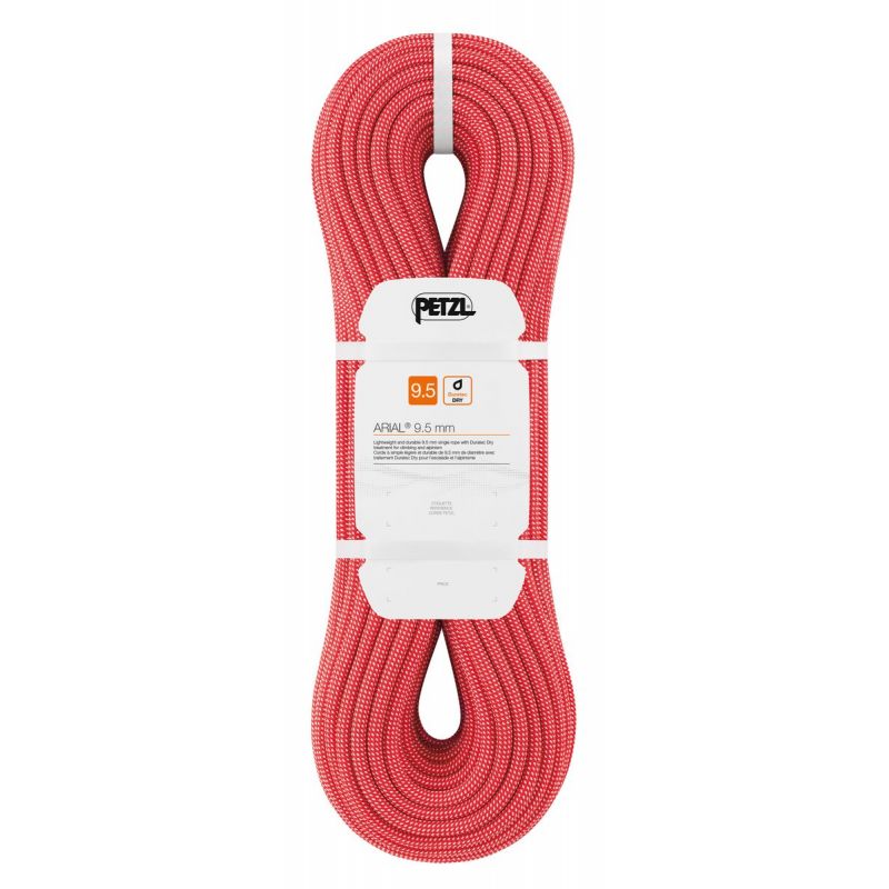 Enkelt reb PETZL Arial 9.5MM (RED) 70M