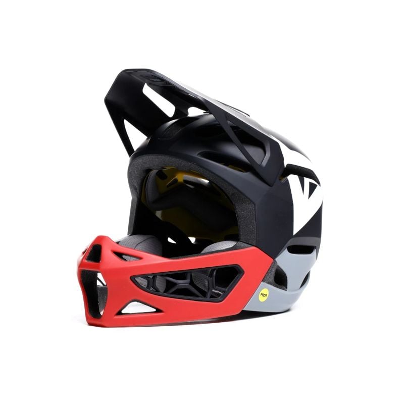 Casco MTB Dainese linea 01 mips (MONO MATT BLACK/RED/NARDO GREY)