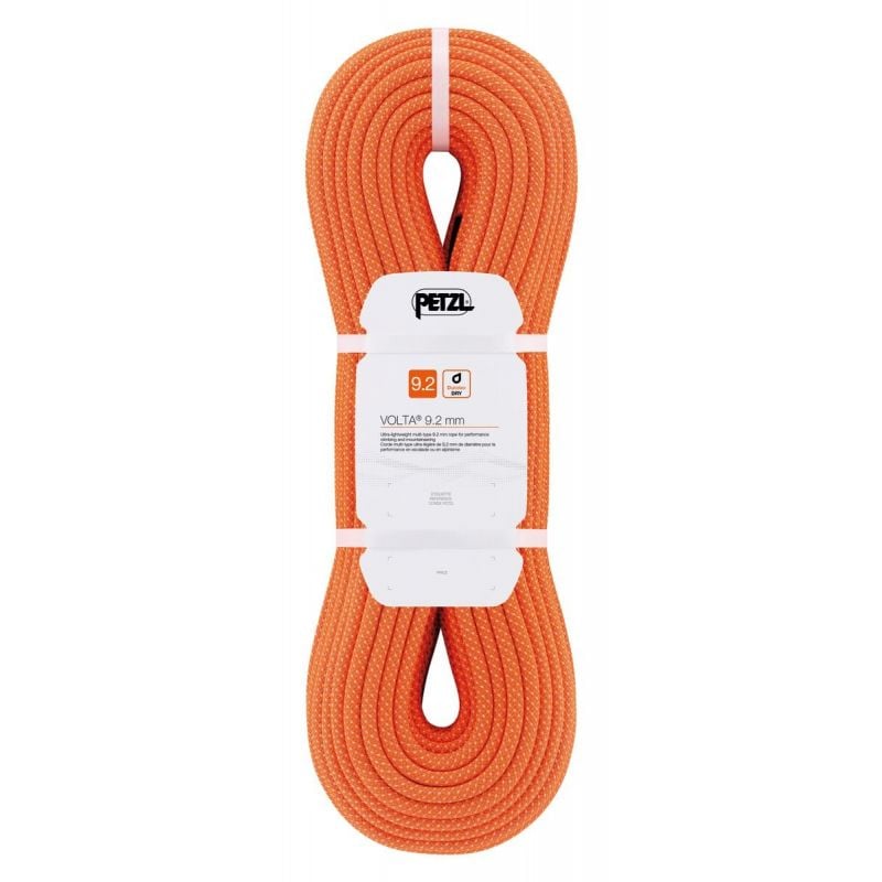 Enkeltouw PETZL Volta 9.2MM (ORANJE) 80M