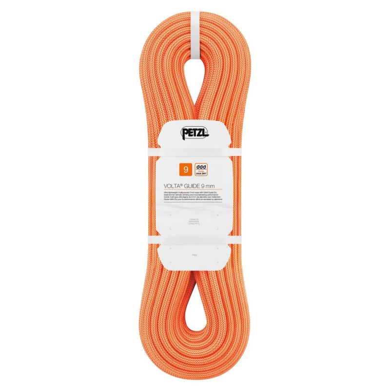 Corda PETZL Volta Guide 9MM (ARANCIONE) 30M